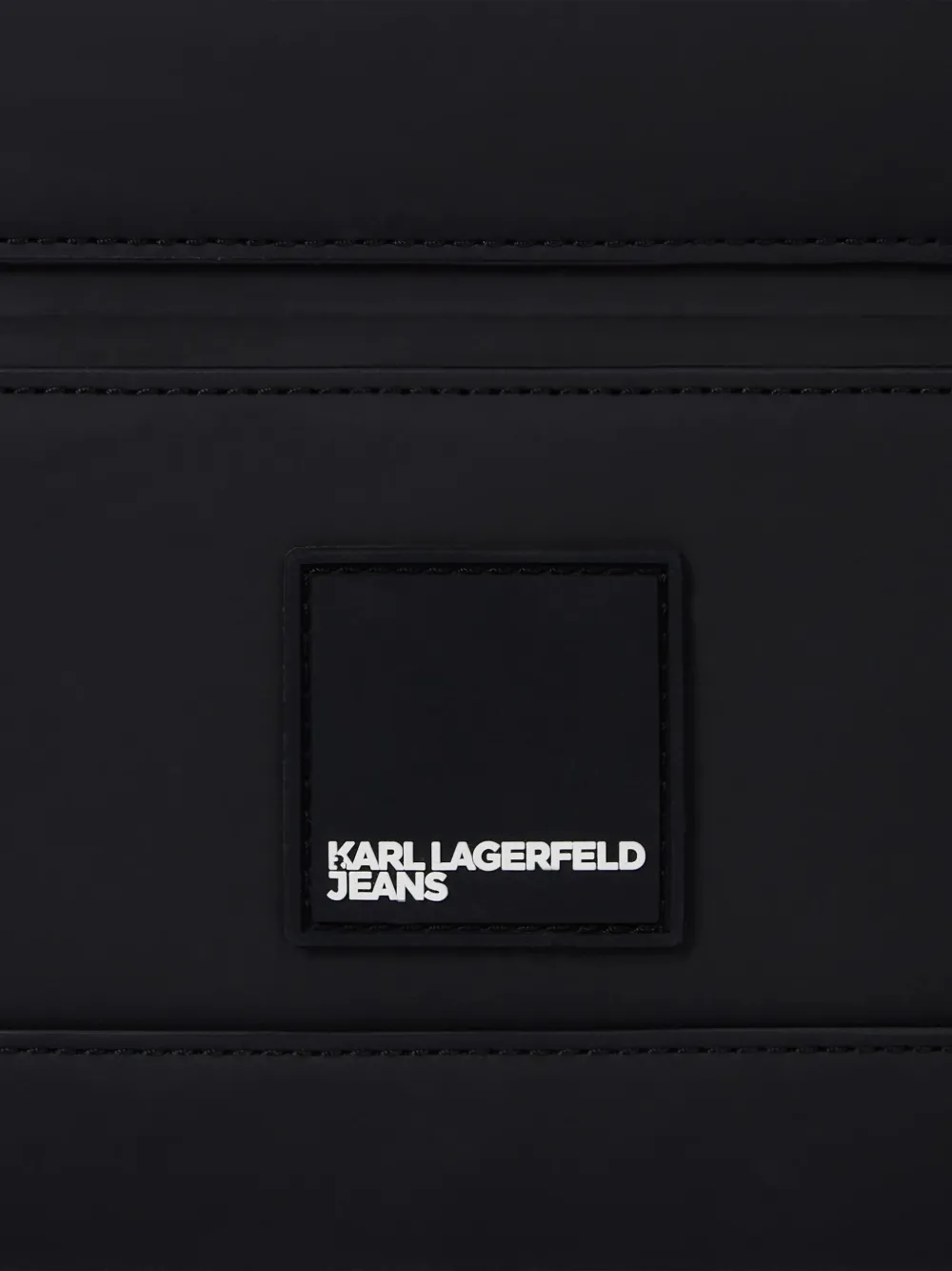 Karl Lagerfeld Jeans Gecoate crossbodytas van imitatieleer Zwart