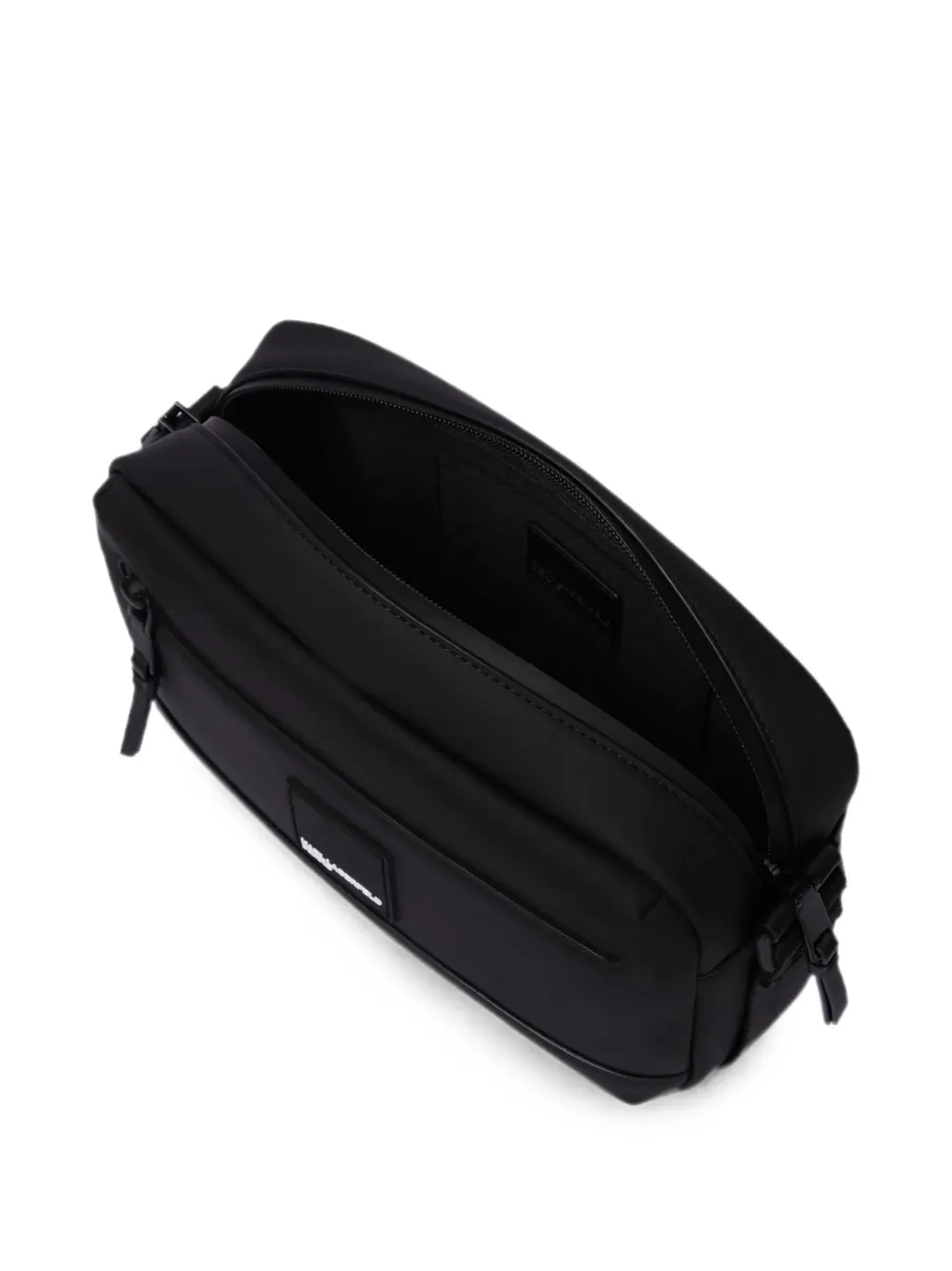 Karl Lagerfeld Jeans Gecoate crossbodytas van imitatieleer Zwart