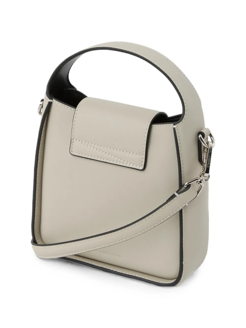 Karl Lagerfeld small K Signature rhinestones crossbody bag Beige