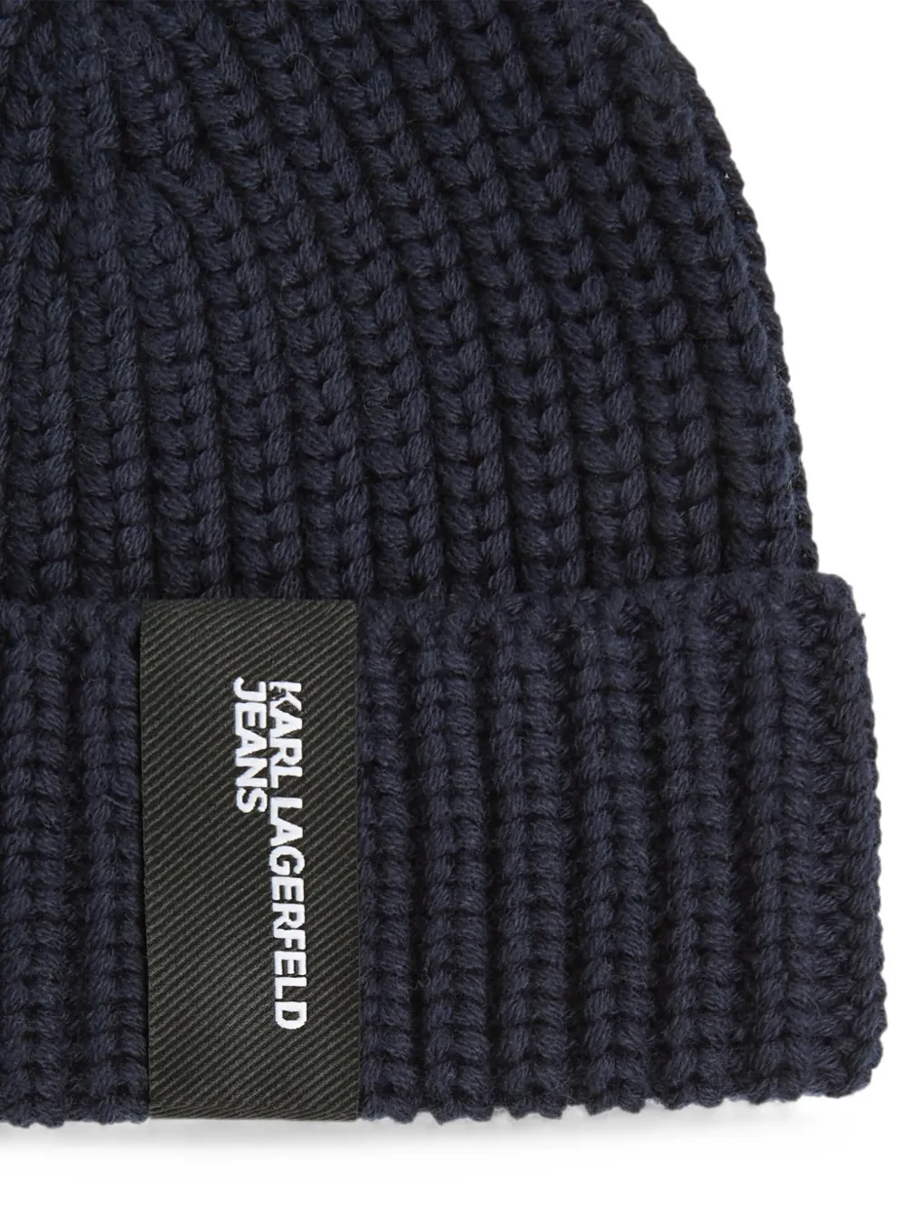Karl Lagerfeld Jeans Docker katoenen muts Blauw