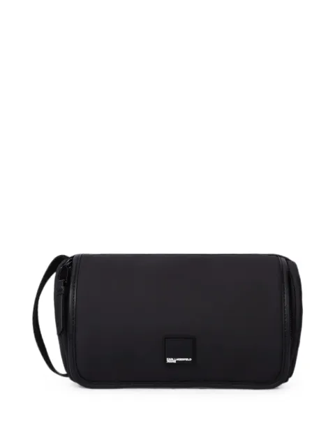 Karl Lagerfeld Jeans tote de piel artificial revestida