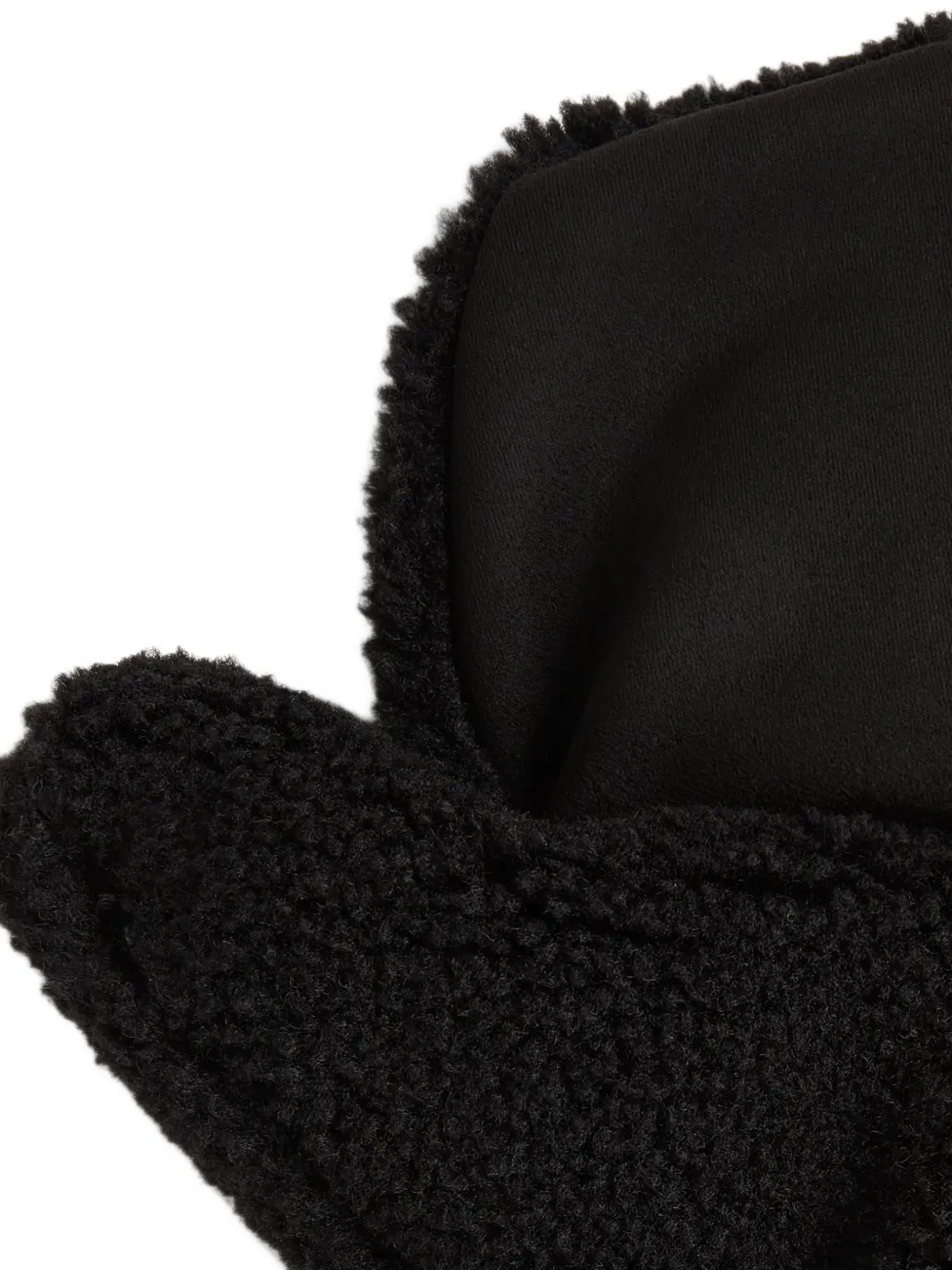 Karl Lagerfeld Ikon lammy handschoenen Zwart