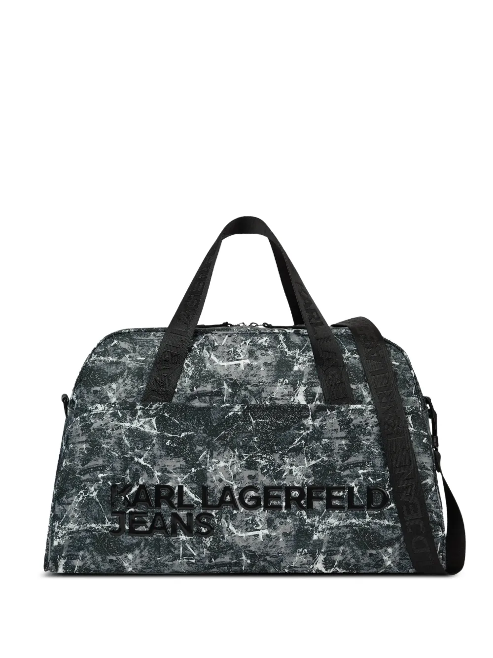 Karl Lagerfeld Jeans Sporttasche mit durchgehendem Print - Grau
