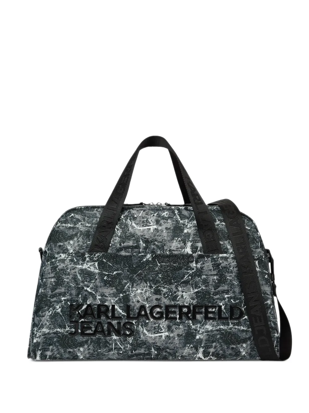 Karl Lagerfeld Jeans Sporttasche mit durchgehendem Print - Grau