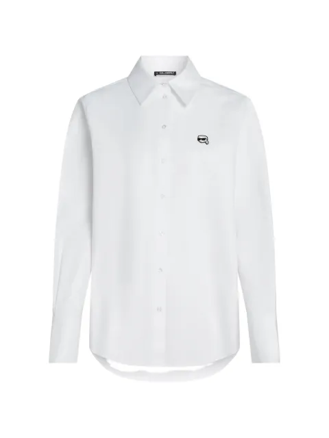 Karl Lagerfeld Ikon buttoned cotton shirt