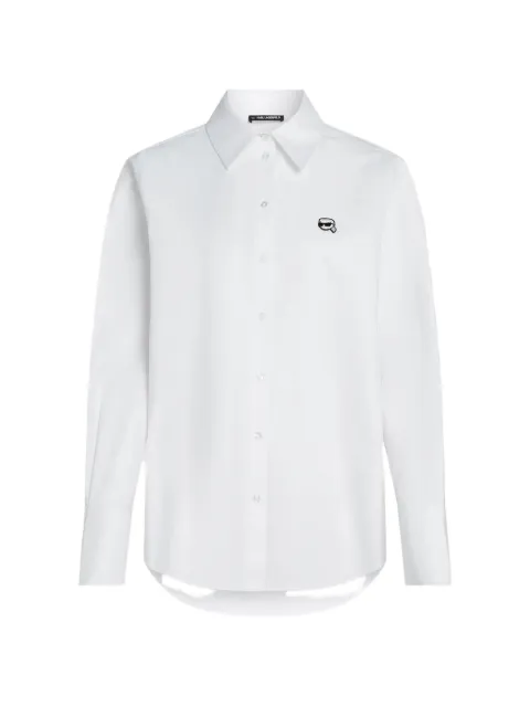 Karl Lagerfeld Ikon buttoned cotton shirt