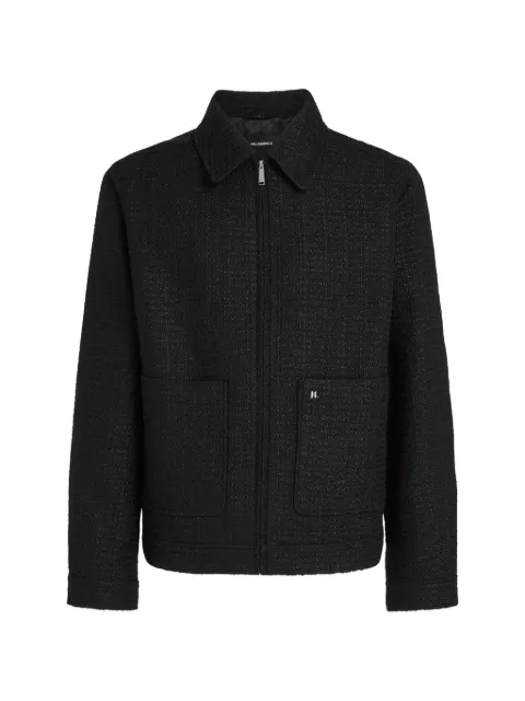 Karl Lagerfeld bouclé zip-up jacket