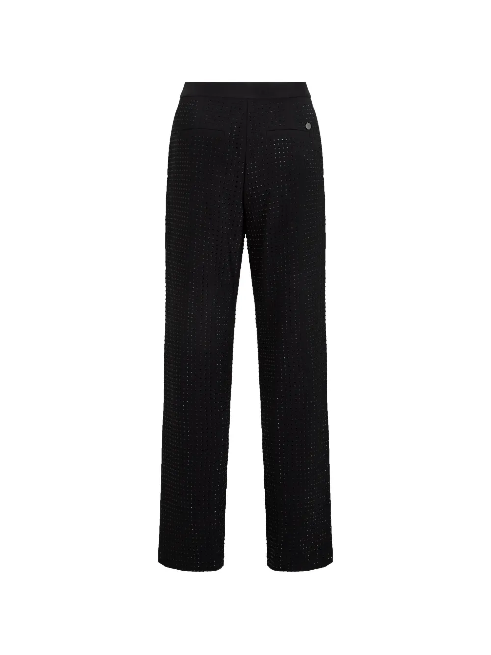 Karl Lagerfeld Pantalon met stras Zwart