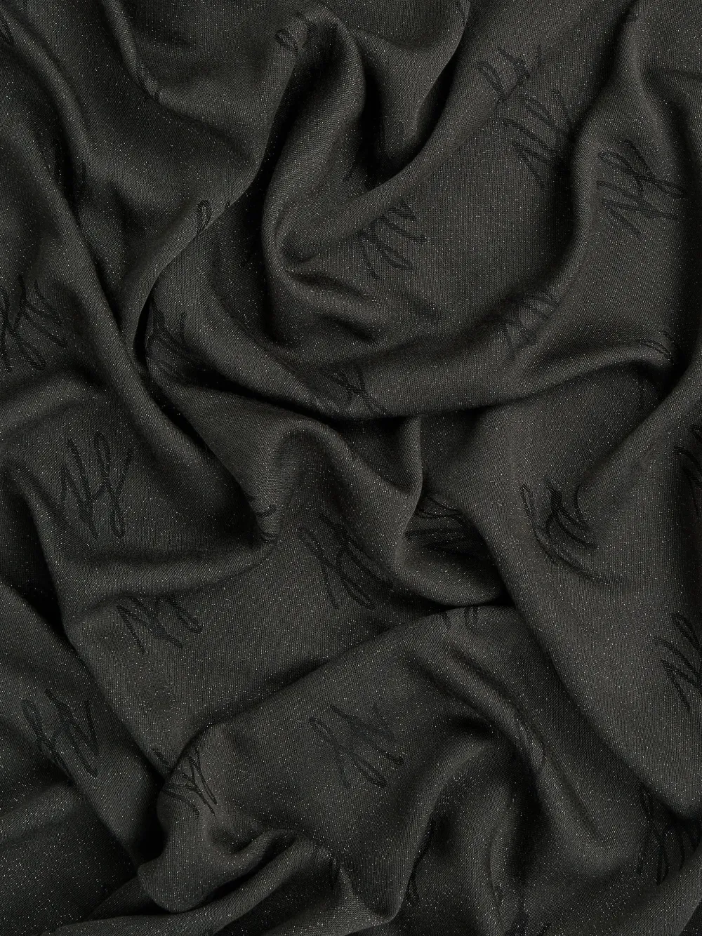 Karl Lagerfeld K Autograph sjaal met jacquard en print Zwart