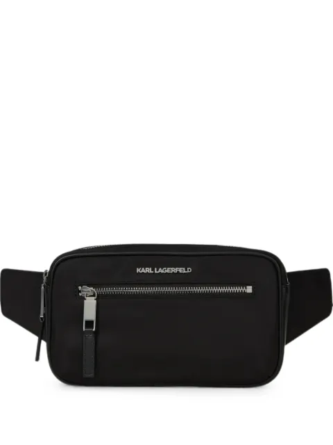 Karl Lagerfeld K/Nylon buckle belt bag