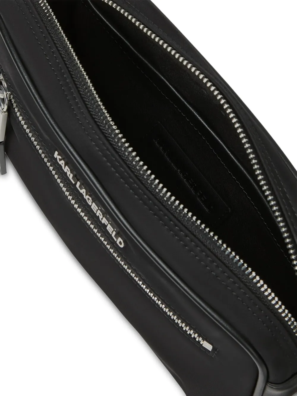 Karl Lagerfeld K Nylon heuptas met gesp Zwart