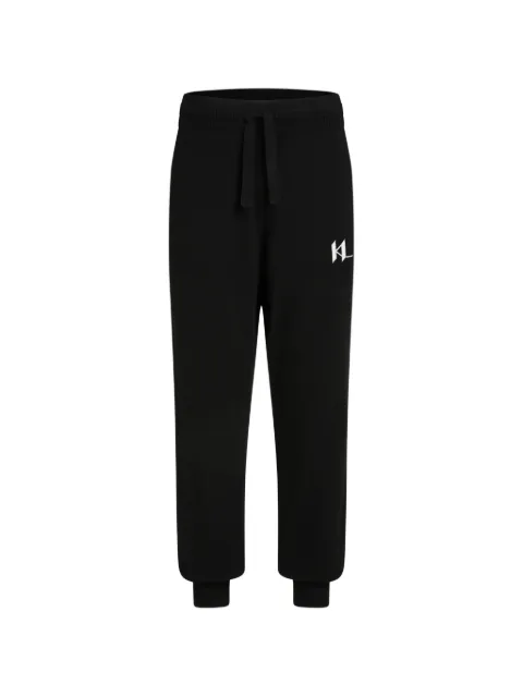 Karl Lagerfeld Monogram cashmere-blend loungewear pants