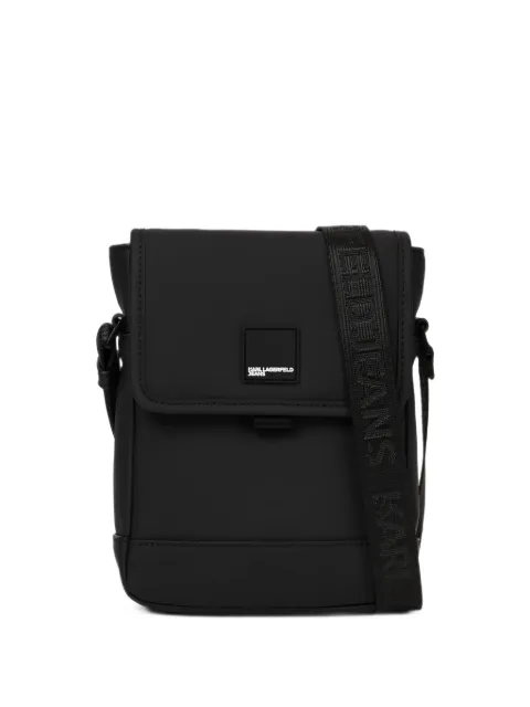 Karl Lagerfeld Jeans coated technical-leather reporter bag