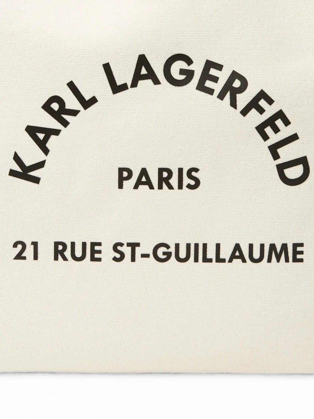 Karl Lagerfeld Medium Rue St-Guillaume vierkante shopper Wit