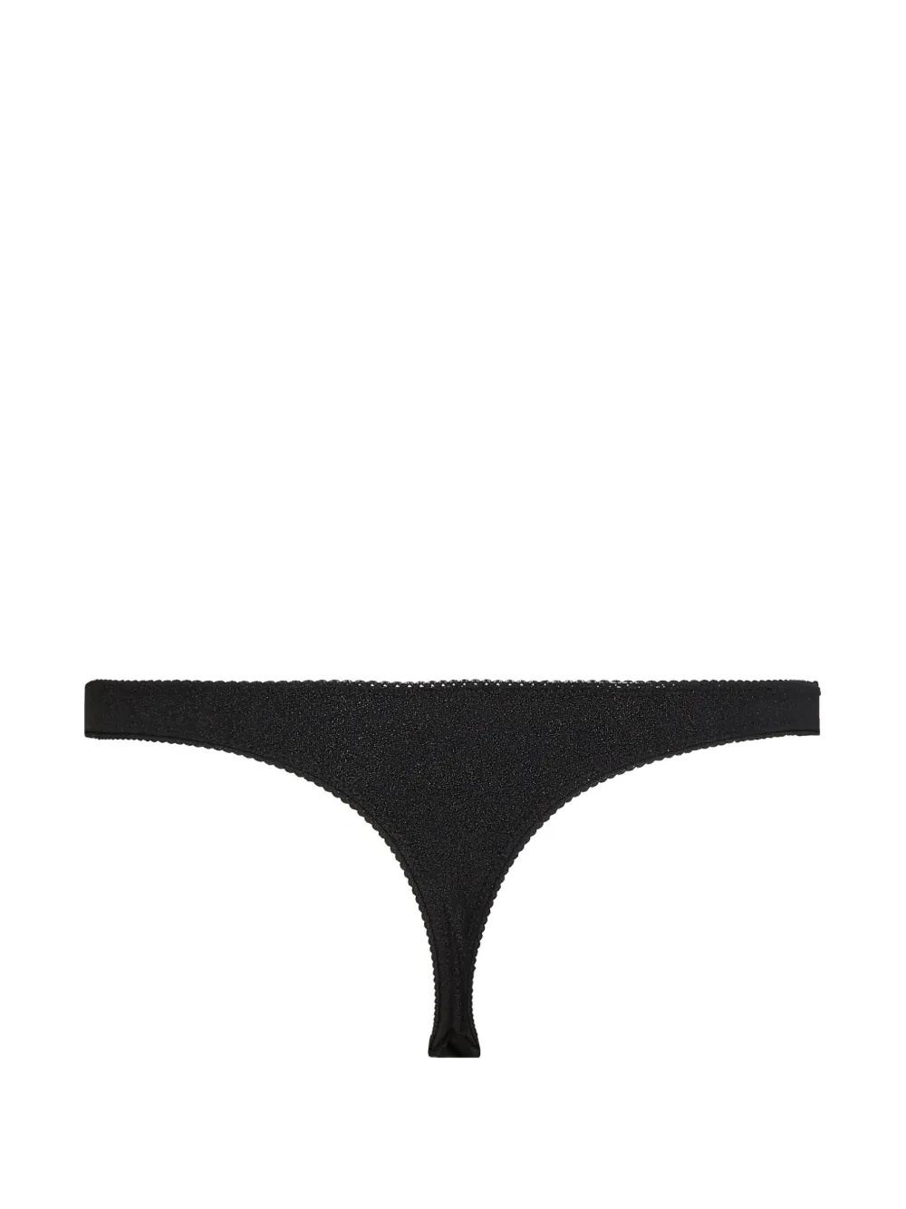 Karl Lagerfeld Ikon string met glitter Zwart