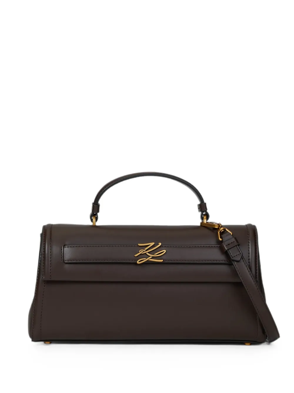 Karl Lagerfeld Borsa tote K/Autograph piccola - Marrone