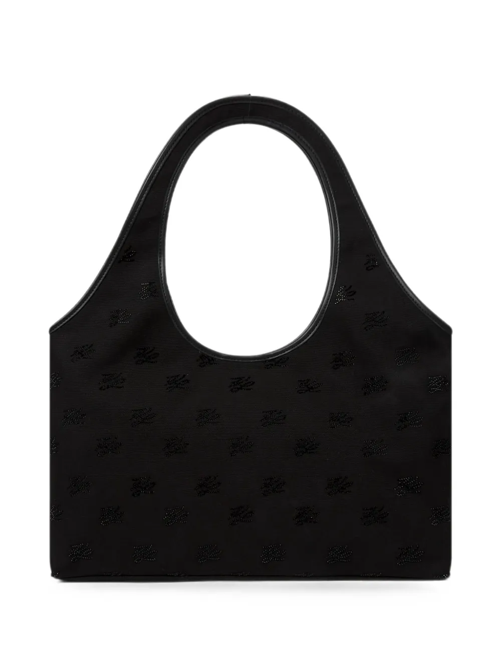 Karl Lagerfeld large K/Autograph all over-print tote bag - Nero