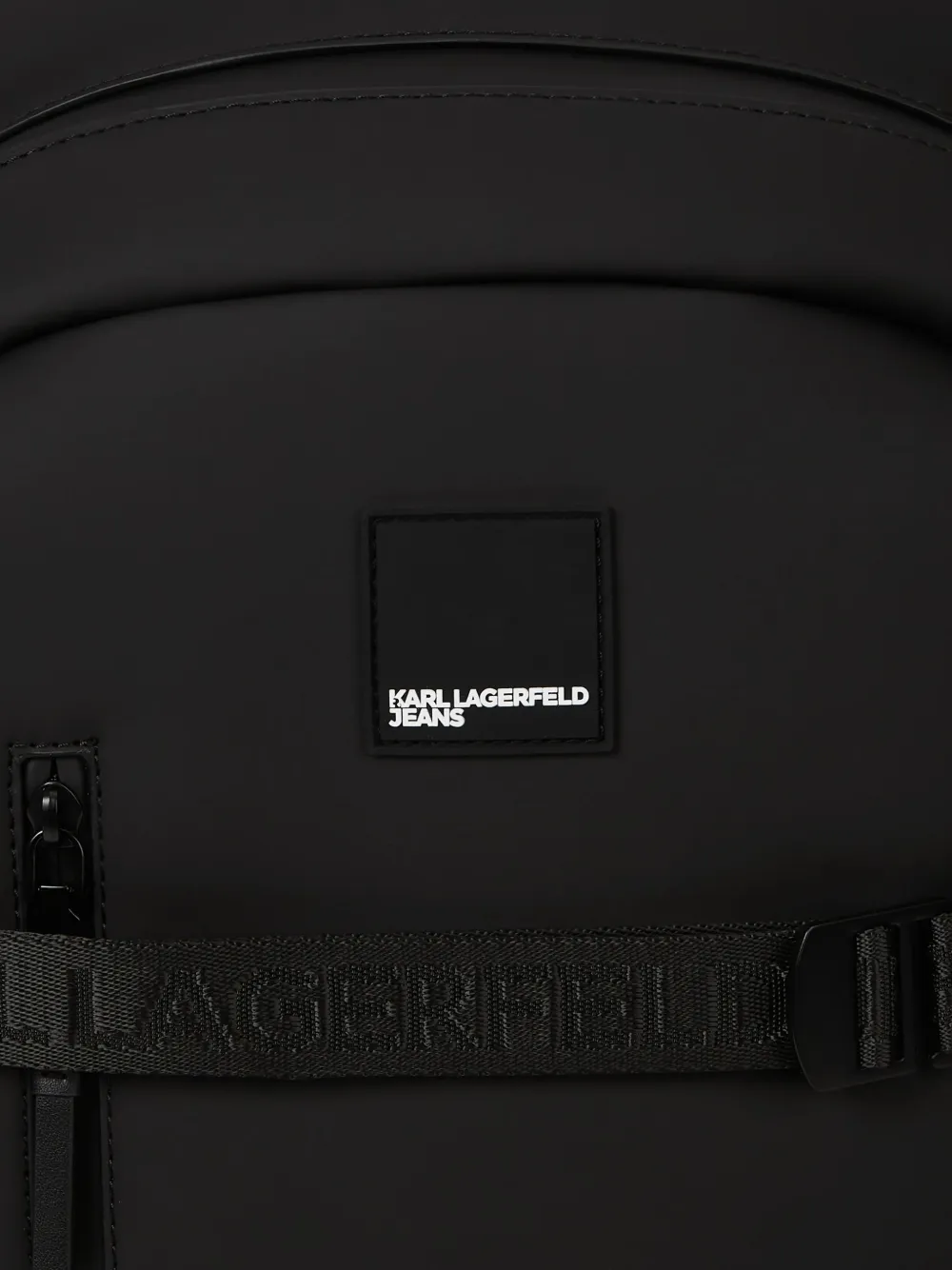 Karl Lagerfeld Jeans Gecoate rugzak van imitatieleer Zwart