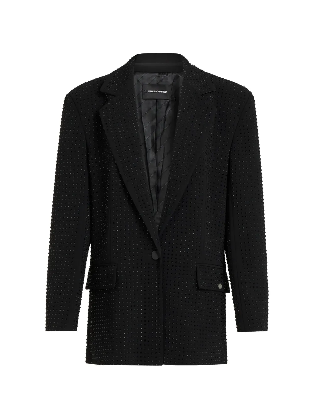 Karl Lagerfeld Blazer mit Strass - Schwarz