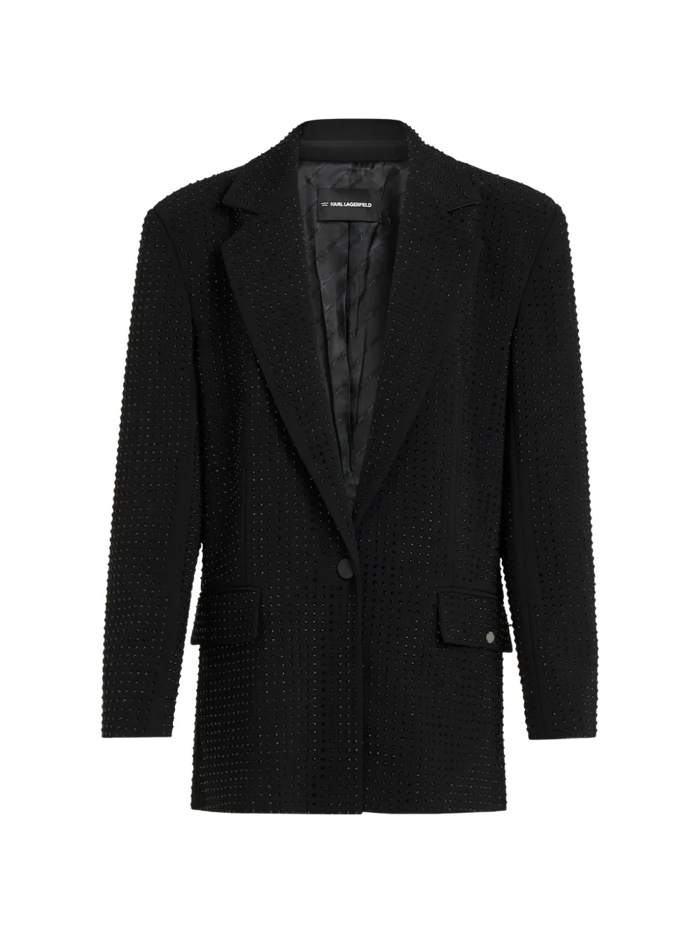 Karl Lagerfeld Blazer mit Strass - Schwarz