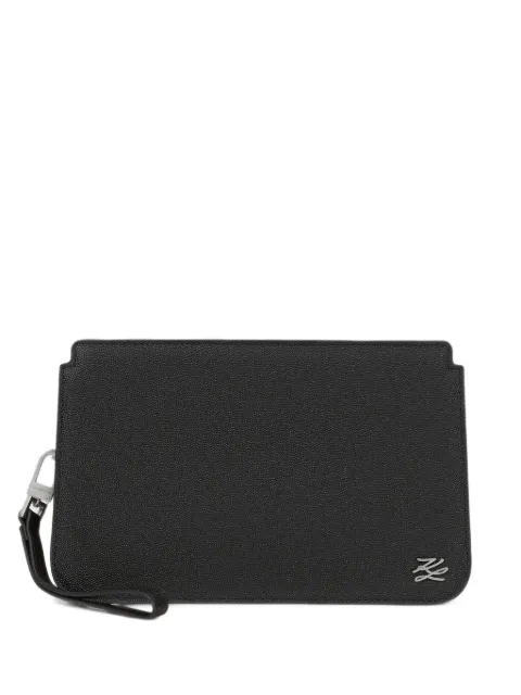 Karl Lagerfeld K/Autograph leather pouch