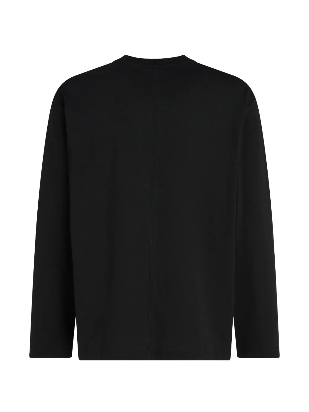 Karl Lagerfeld Jeans relaxed long-sleeved seamed T-shirt Zwart