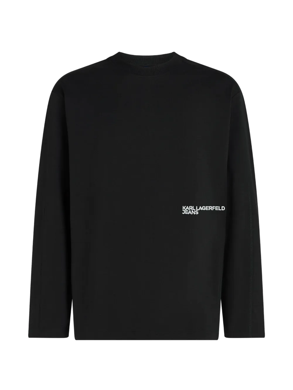 Karl Lagerfeld Jeans T-shirt a maniche lunghe - Nero