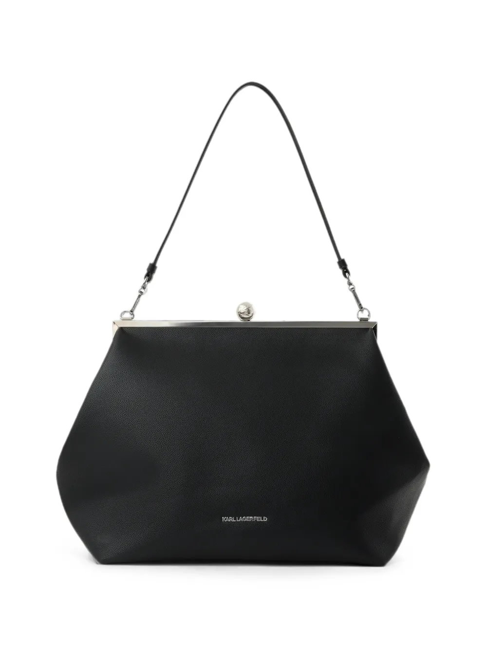 Karl Lagerfeld Extra-large K/essential Clutch Bag In Black