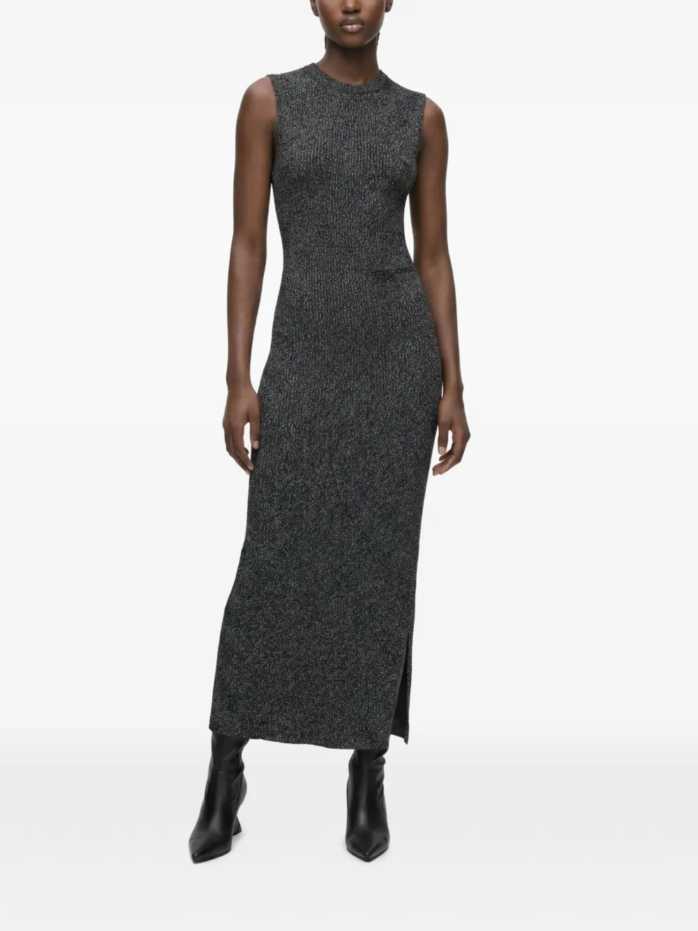 Karl Lagerfeld Jeans Metallic jurk Zwart