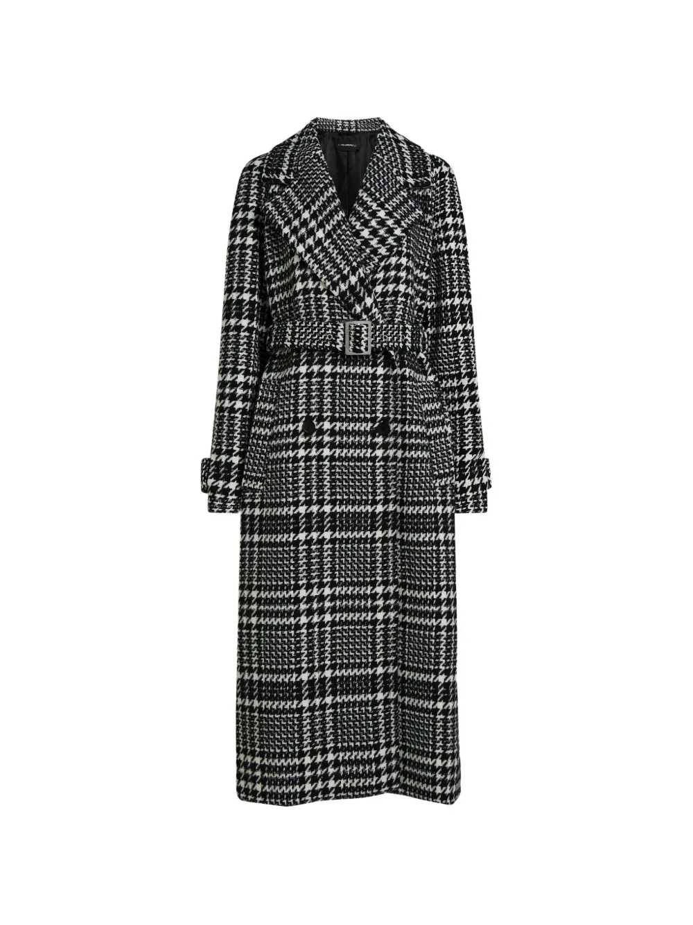 Karl Lagerfeld Mantel mit Muster - Schwarz