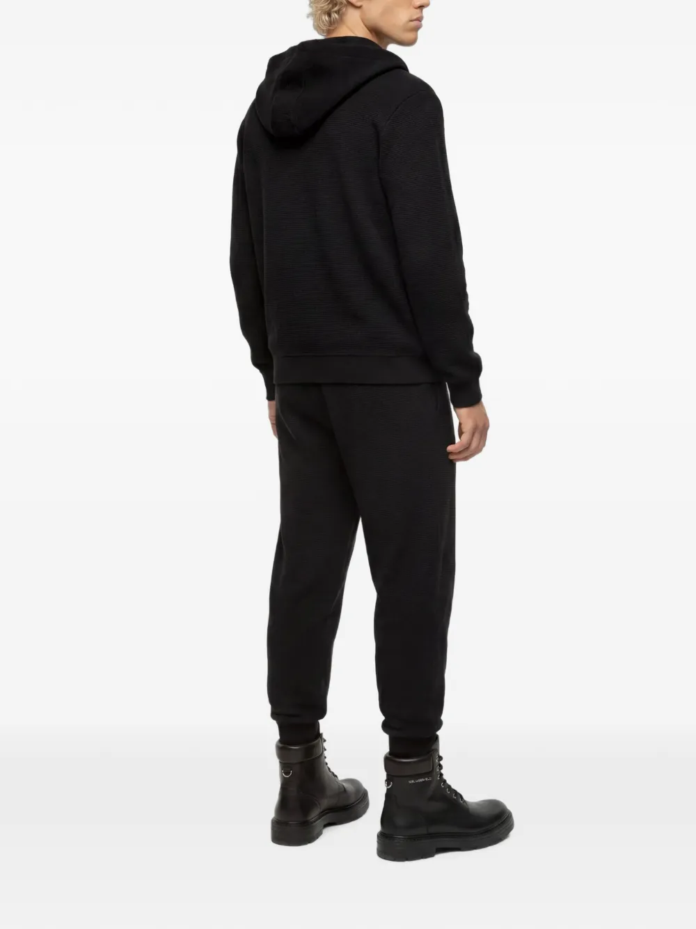 Karl Lagerfeld Jeans Gebreide trainingsbroek Zwart