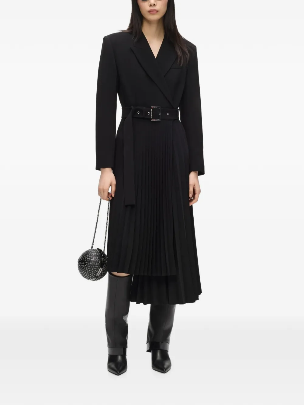Karl Lagerfeld K Signature gewelfde mini-tas Zwart