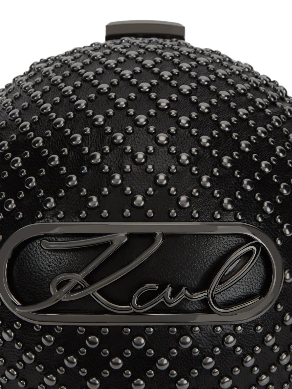 Karl Lagerfeld K Signature gewelfde mini-tas Zwart