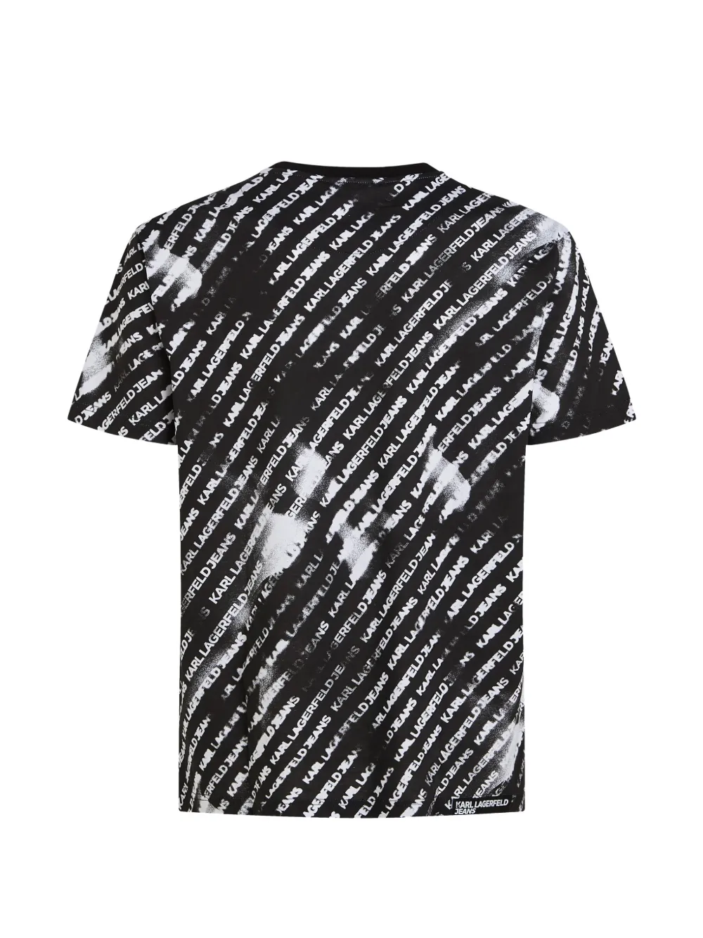 Karl Lagerfeld Jeans T-shirt met logoprint Zwart