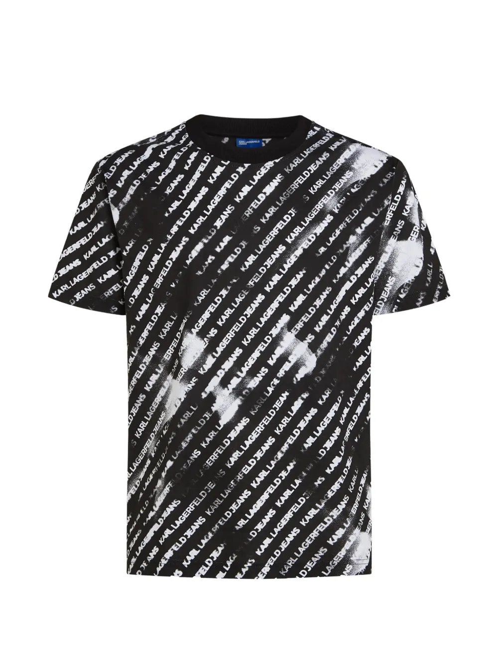 Karl Lagerfeld Jeans T-shirt met logoprint Zwart