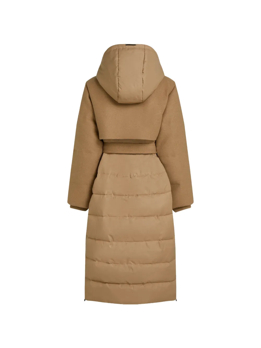 Karl Lagerfeld Donsjack met ceintuur Beige