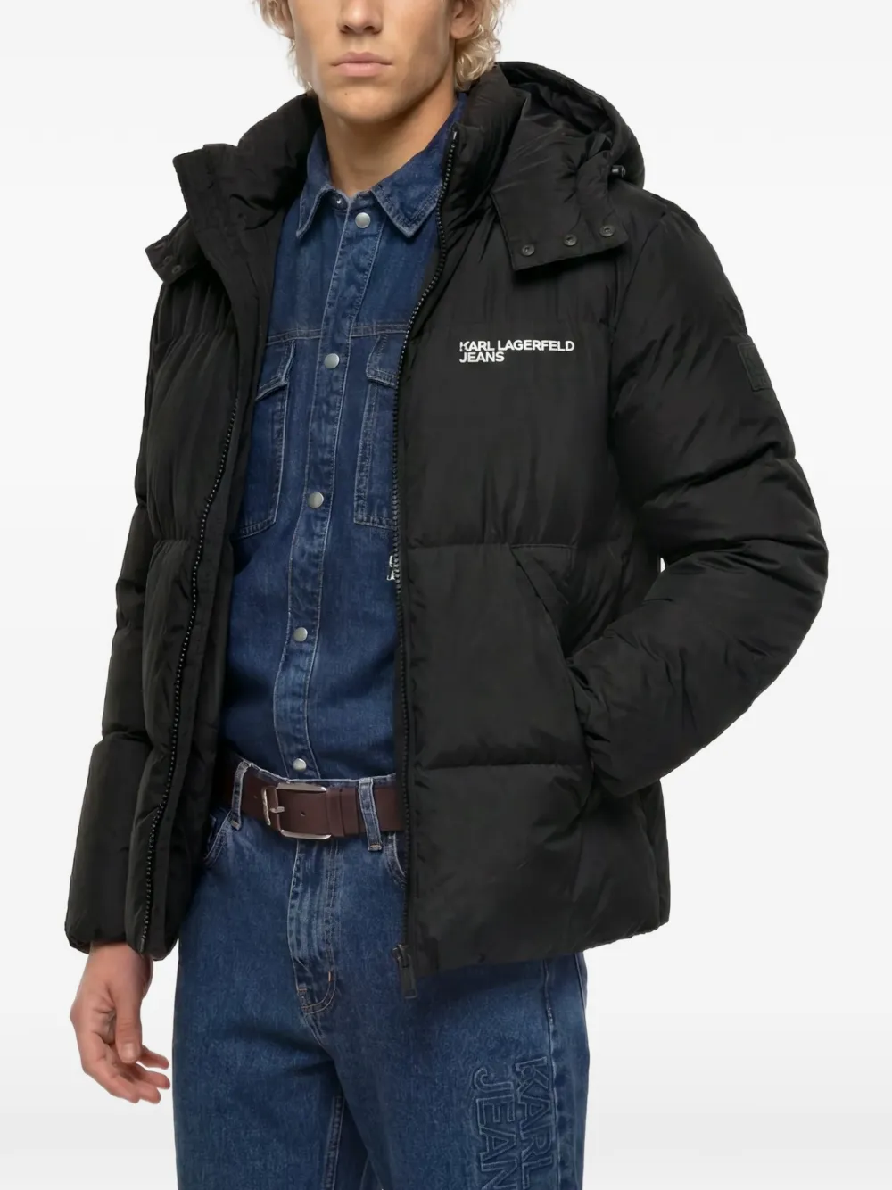 Karl Lagerfeld Jeans Donsjack Zwart