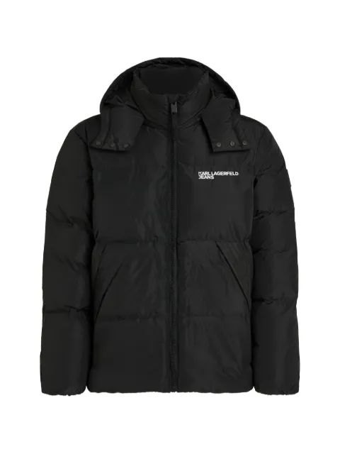 Karl Lagerfeld Jeans hooded puffer jacket