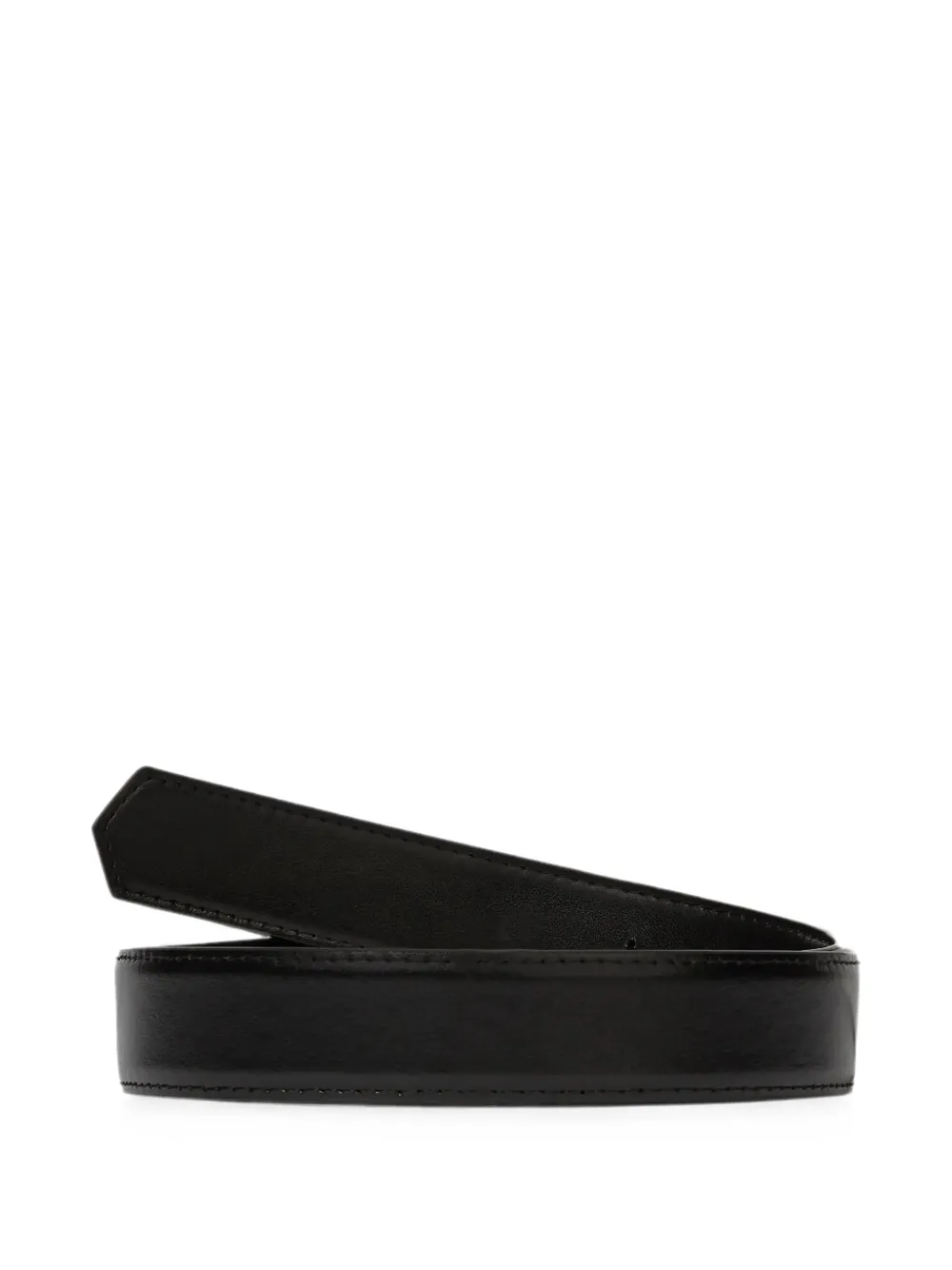 Karl Lagerfeld classic leather belt Zwart