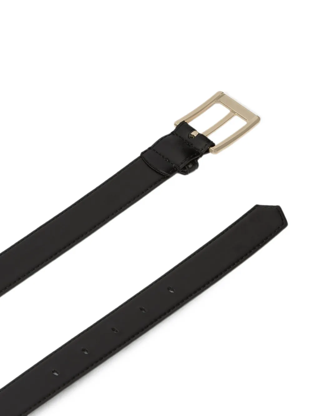 Karl Lagerfeld classic leather belt Zwart