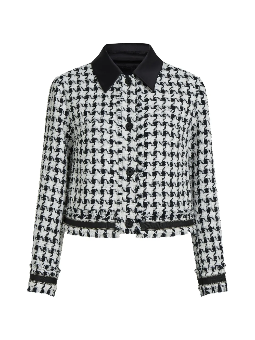Karl Lagerfeld Jacke mit Hahnentrittmuster - Weiß