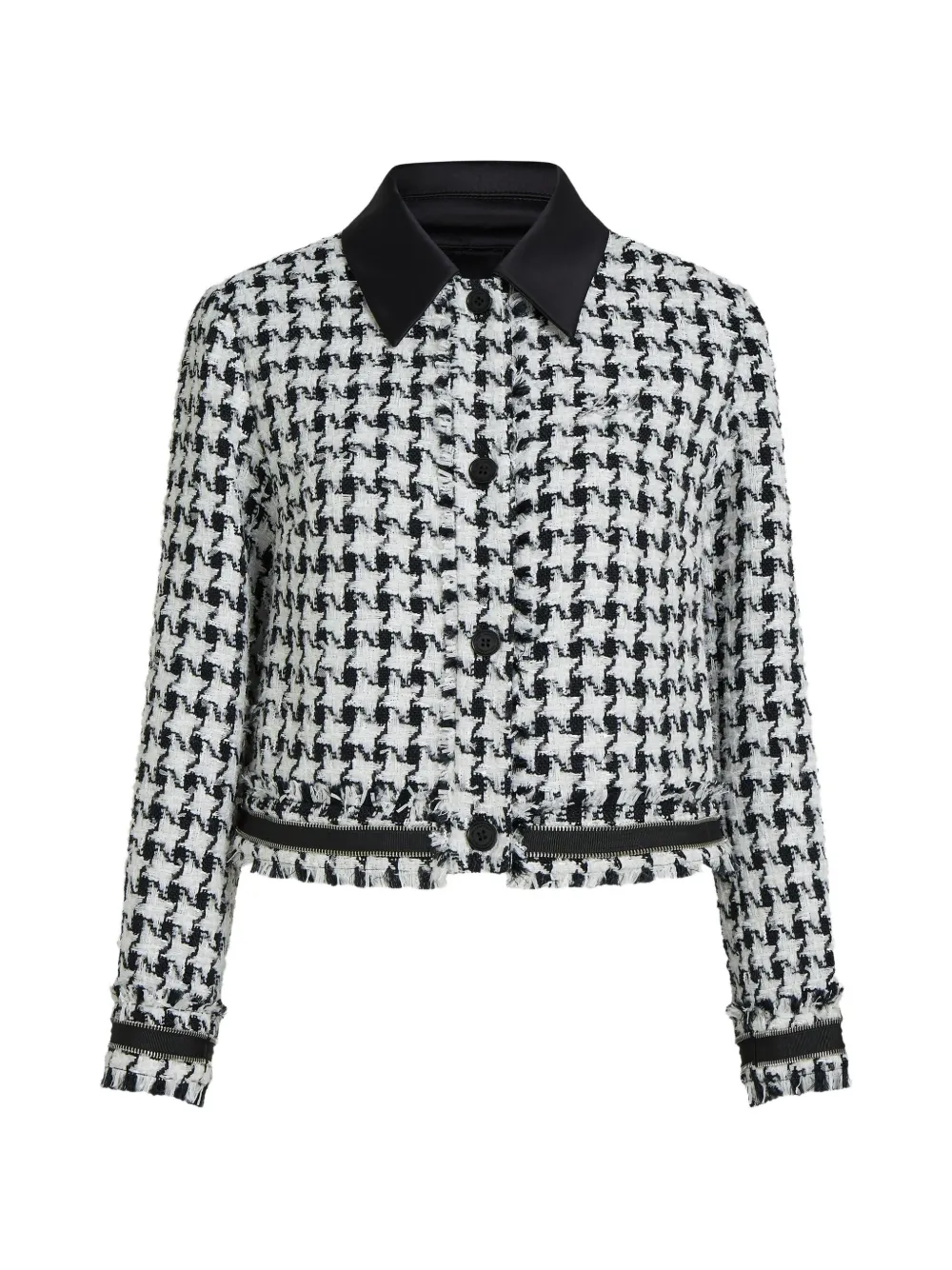 Karl Lagerfeld Jacke mit Hahnentrittmuster - Weiß