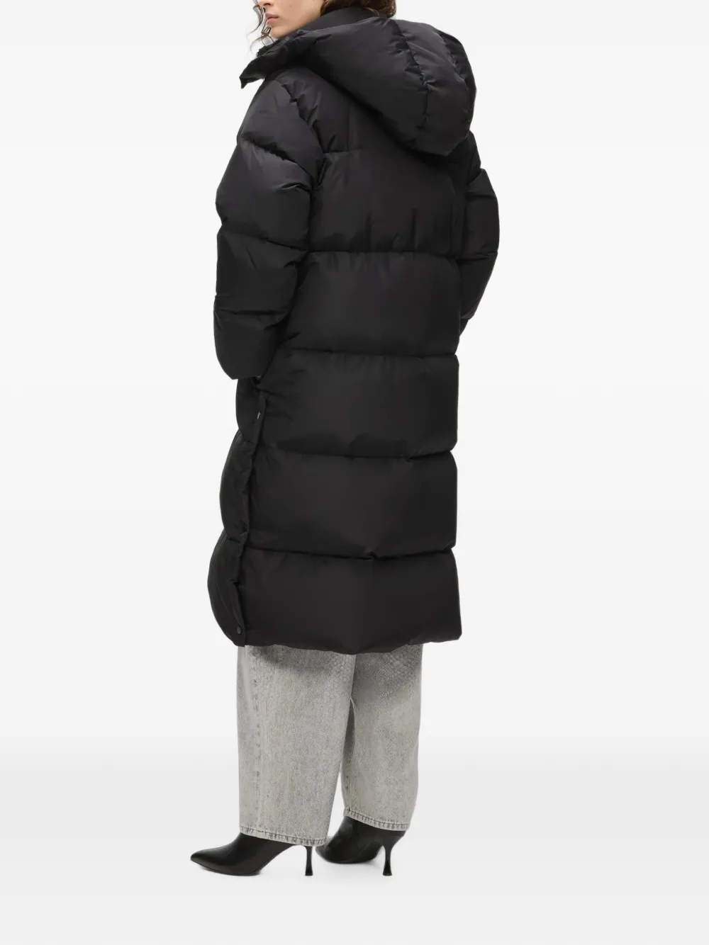 Karl Lagerfeld Donsjack met capuchon Zwart