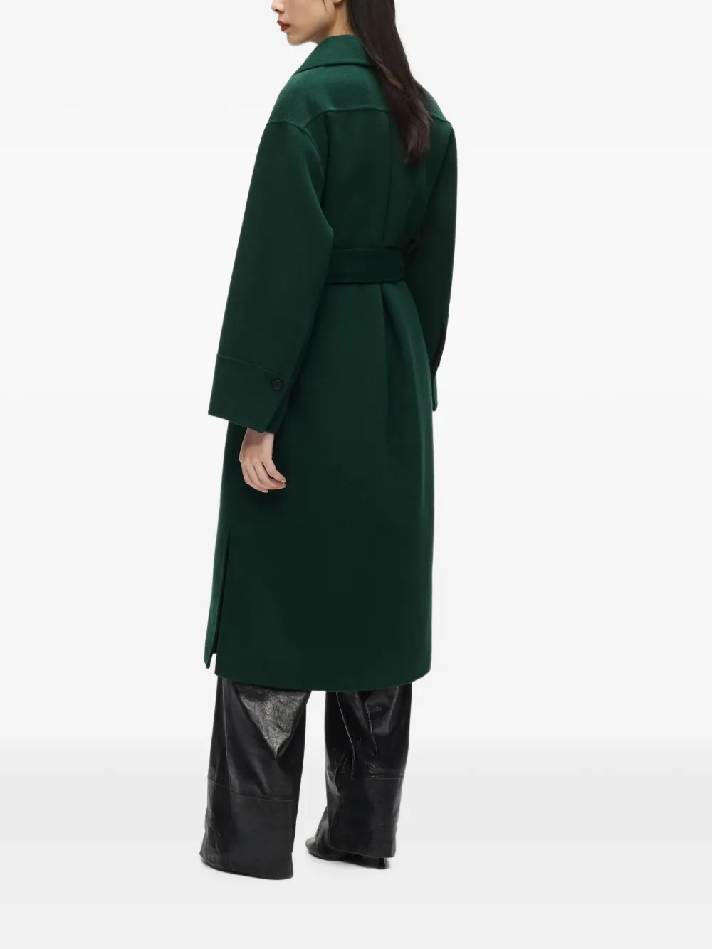 Karl Lagerfeld Wollen jas Groen
