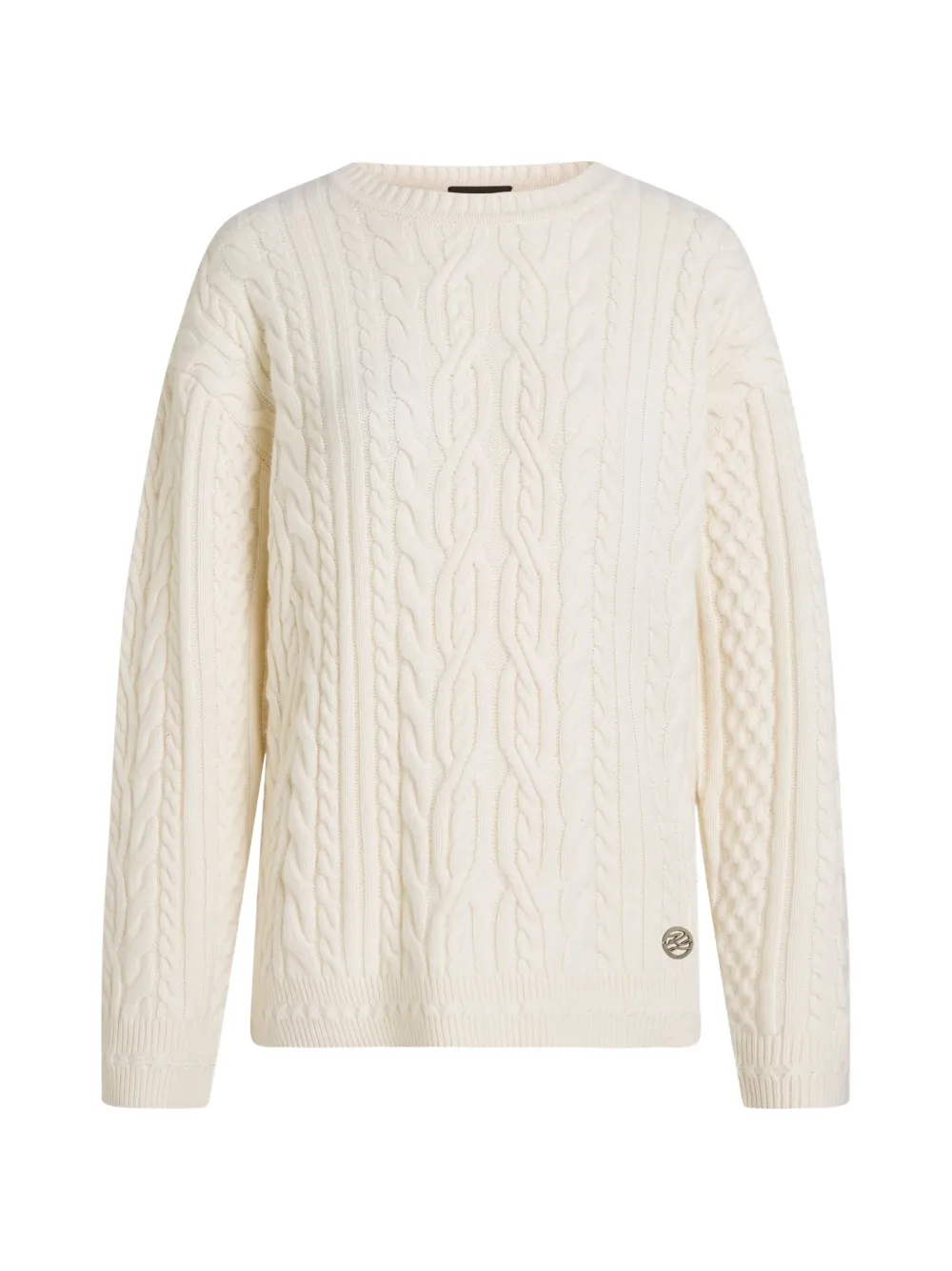 Karl Lagerfeld Maglione in maglia intrecciata - Toni neutri