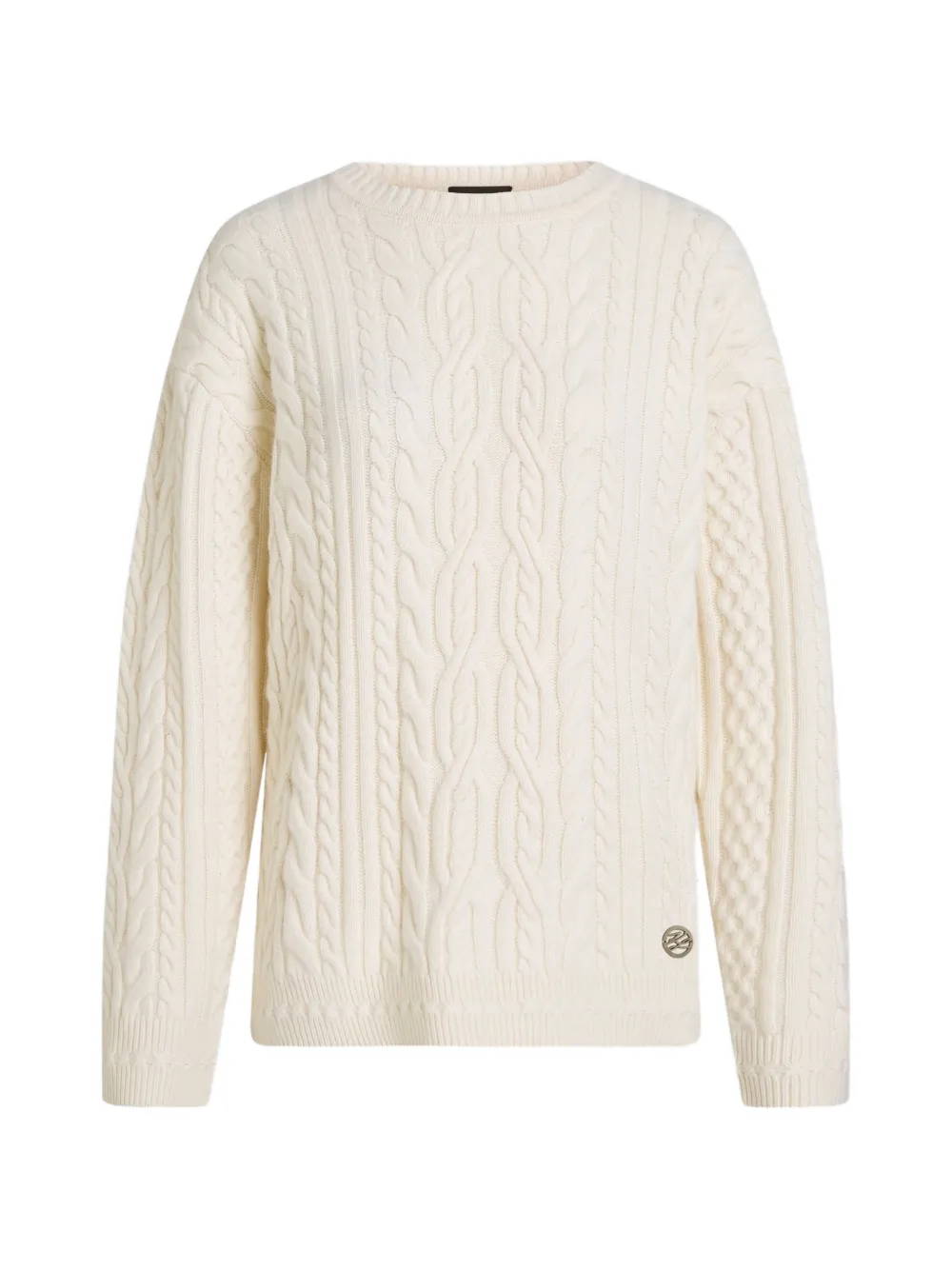 Karl Lagerfeld Maglione in maglia intrecciata - Toni neutri
