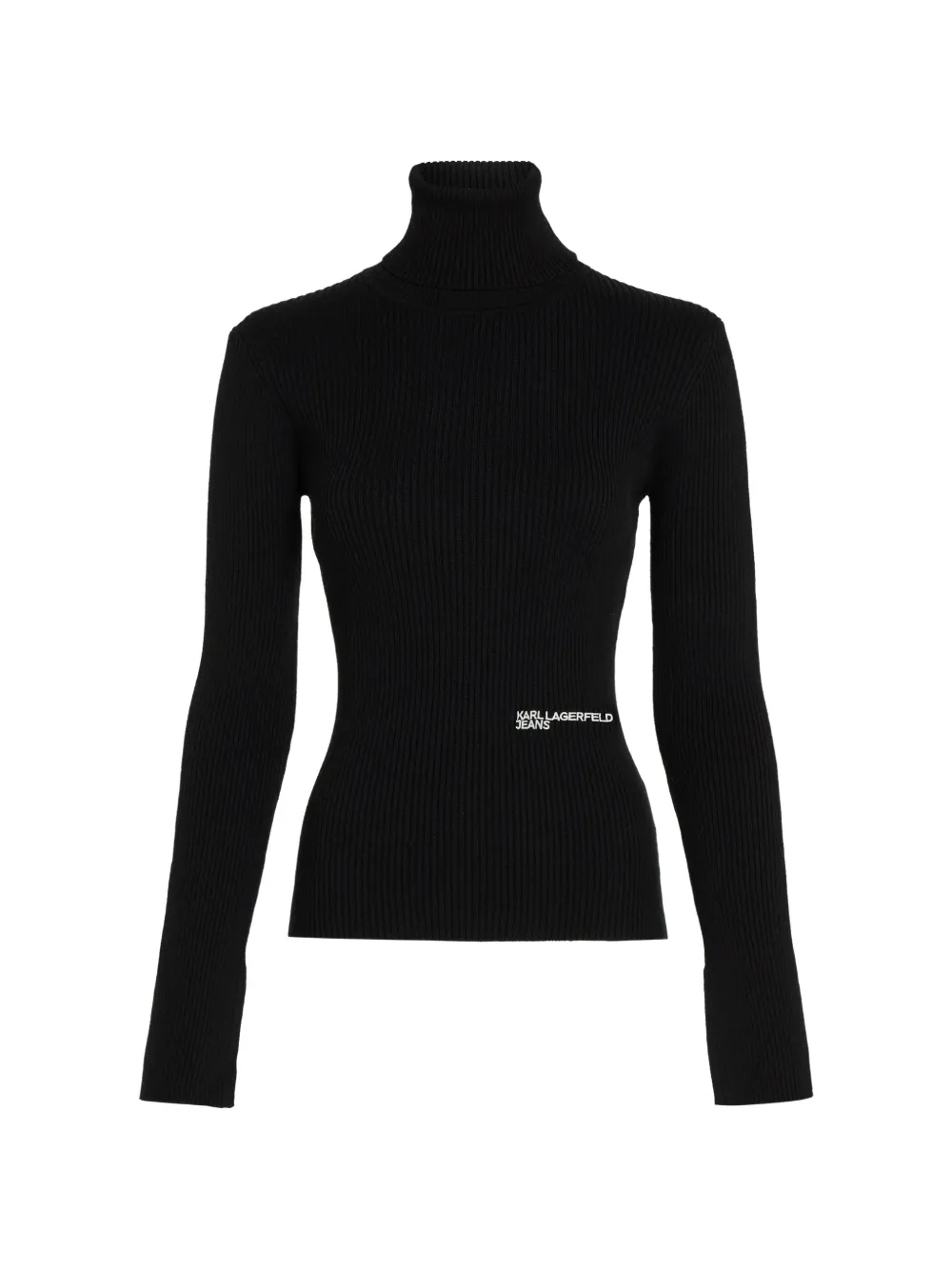 Karl Lagerfeld Jeans Leichter Rollkragenpullover - Schwarz