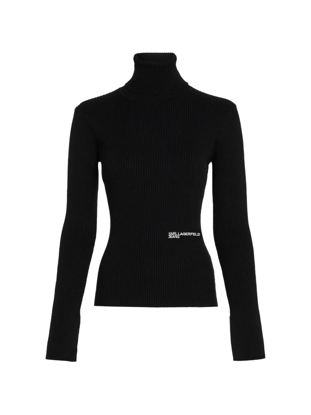 Karl Lagerfeld Jeans Leichter Rollkragenpullover - Schwarz