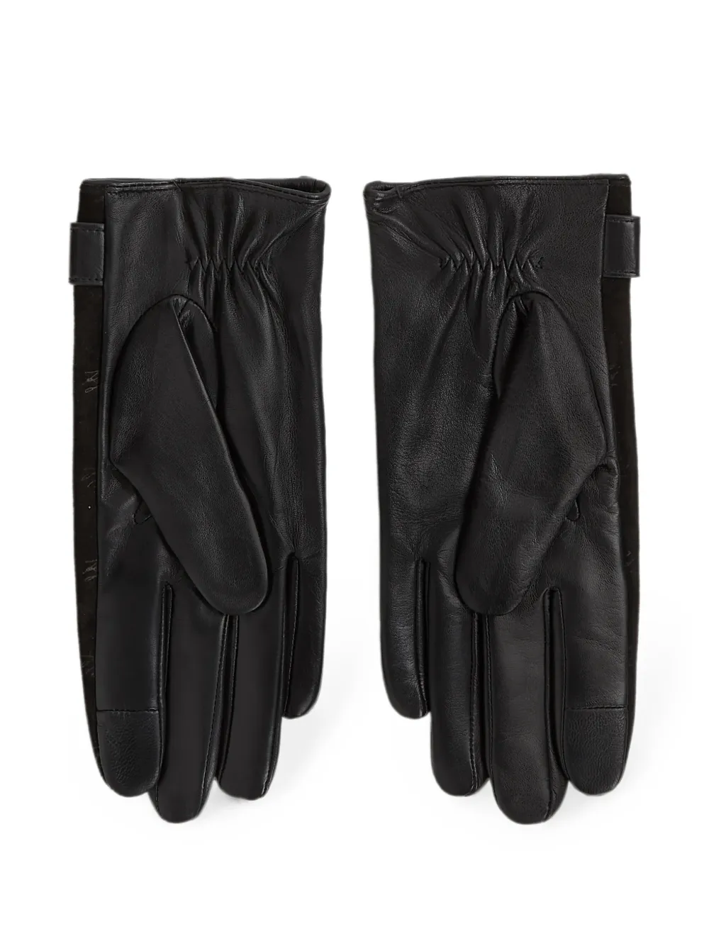 Karl Lagerfeld K Autograph suède handschoenen Zwart