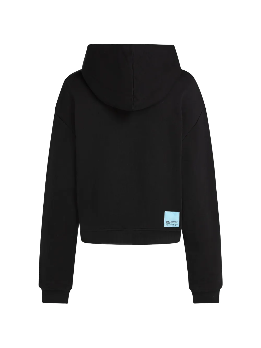 Karl Lagerfeld Jeans x Pietro Terzini boxy hoodie Zwart